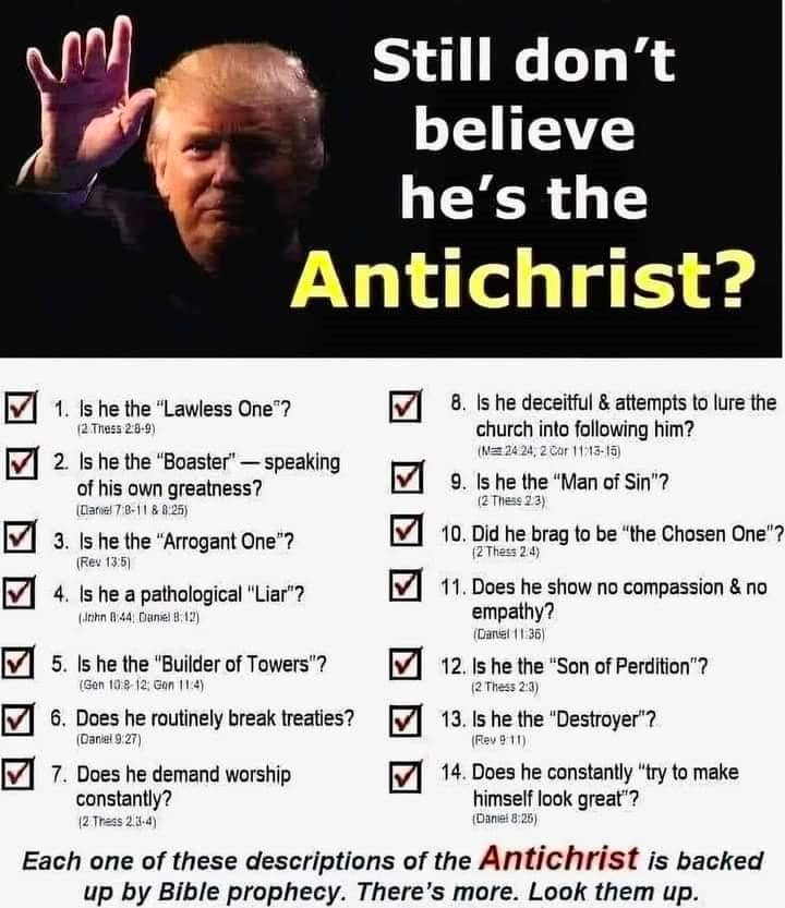 Donald Trump, Antichrist